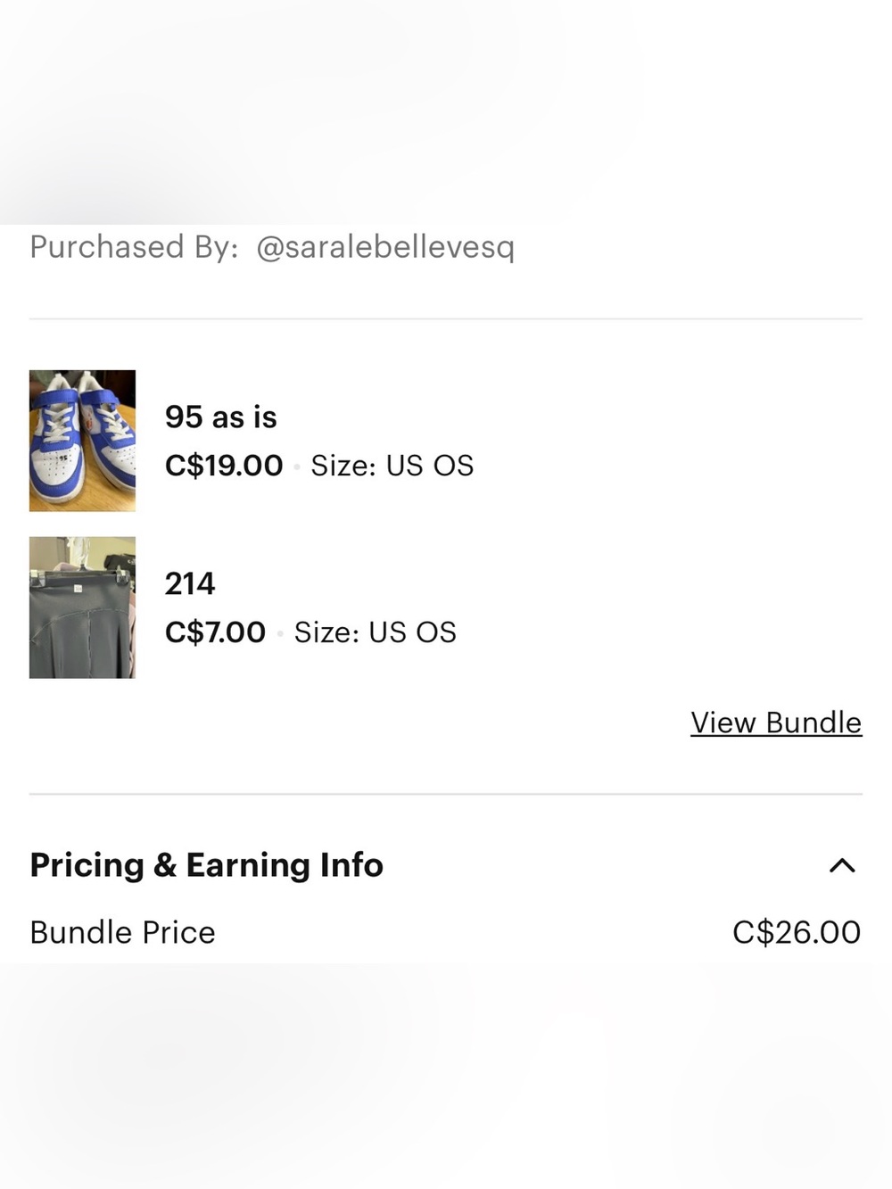 Rebundle for @saralebellevesq
